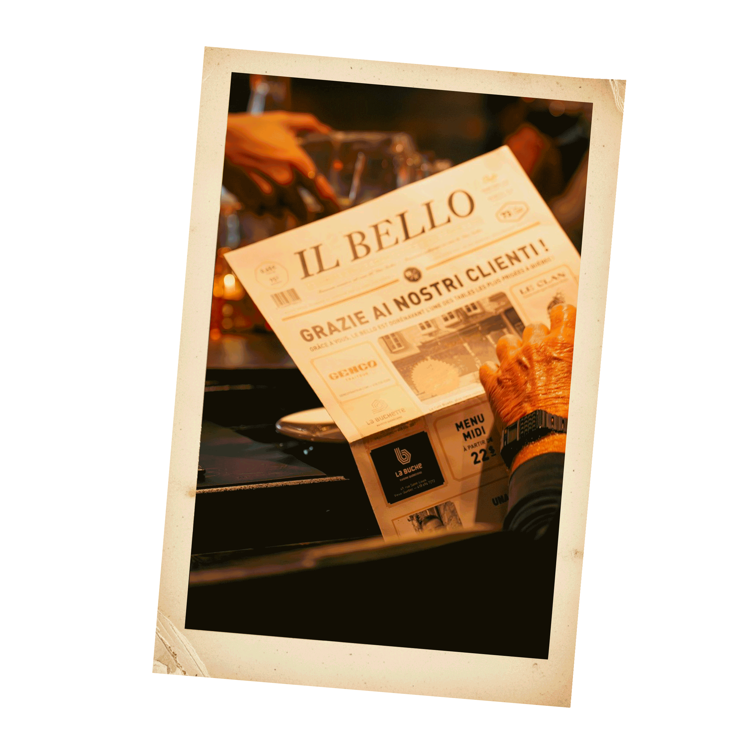 gif du menu bello